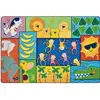 Pixel Perfect™ Jungle Jam Counting Rug Rectangle 6' x 9'