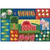 Pixel Perfect™ Farm Counting Rug Rectangle 6' x 9'