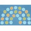 Pixel Perfect™ Calming Colors Arch Seating Rug, Rectangle 8' x 12'