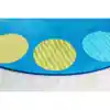 Pixel Perfect™ Calming Colors Seating Rug, Oval 8' x 12'