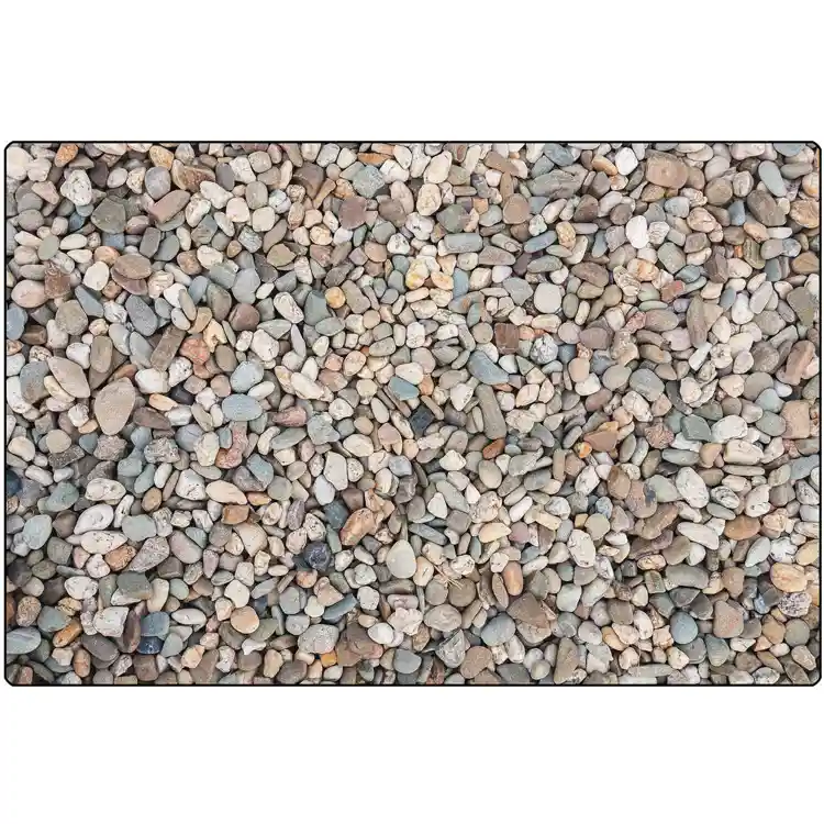 Pixel Perfect™ Pebbles Nature Inspired Rug, Rectangle 6' x 9'