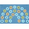 Pixel Perfect™ Calming Colors Arch Seating Rug