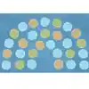 Pixel Perfect™ Calming Colors Arch Seating Rug