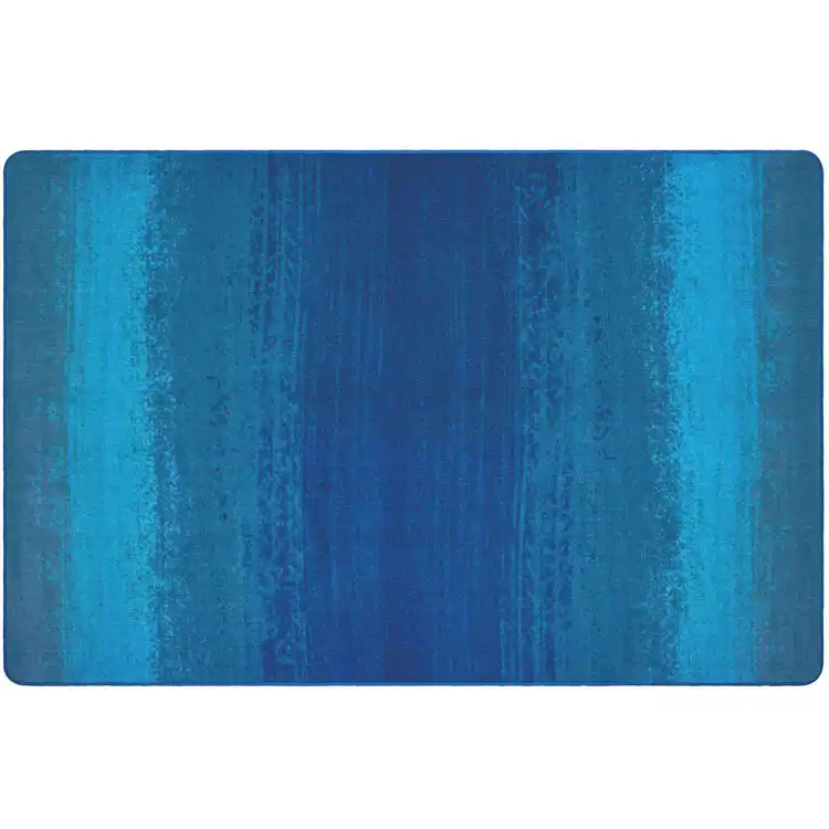 Pixel Perfect™ Water Stripes Nature Inspired Rug, Rectangle 4' x 6'