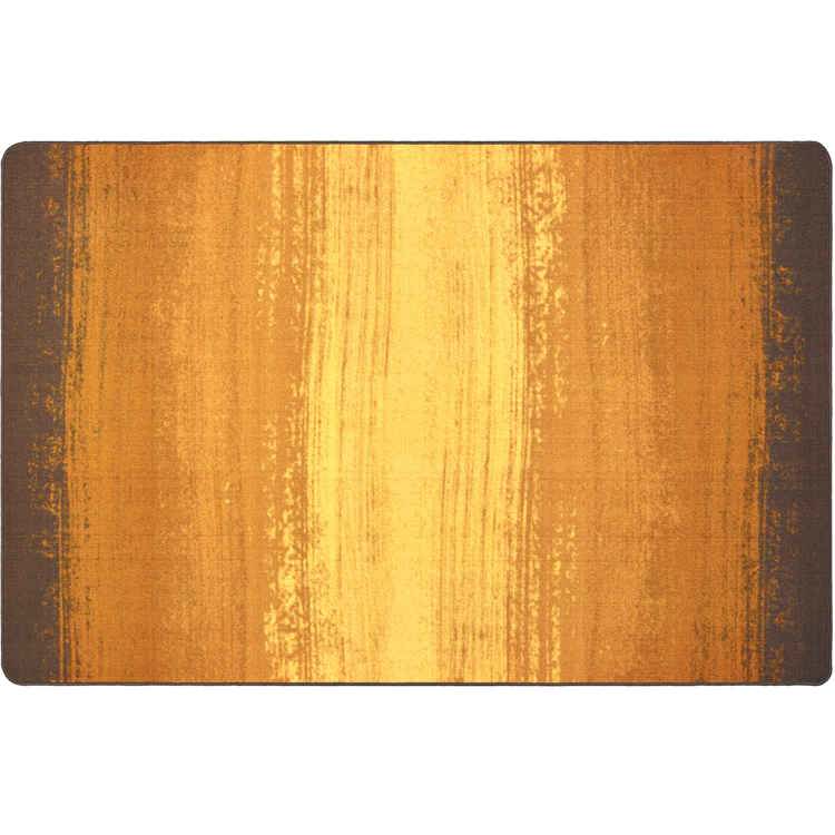 Earth Tone Stripes Nature Inspired Rug, Rectangle 4' x 6'