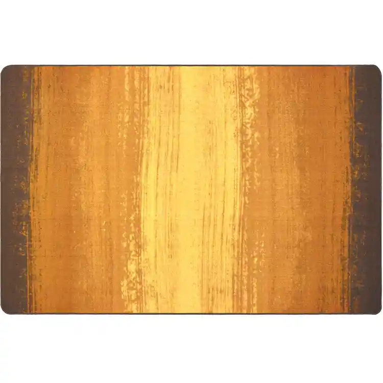 Earth Tone Stripes Nature Inspired Rug, Rectangle 4' x 6'