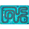 Pixel Perfect™ Tranquil Traveling Road Play Rug