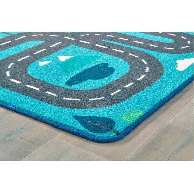 Pixel Perfect™ Tranquil Traveling Road Play Rug