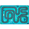 Pixel Perfect™ Tranquil Traveling Road Play Rug, Rectangle 6 x 9