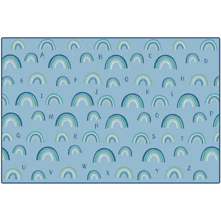 KIDSoft™ Rainbows Literacy Rug, Soft Colors