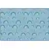 KIDSoft™ Rainbows Literacy Rug Soft Colors, Rectangle 6' x 9' Blue