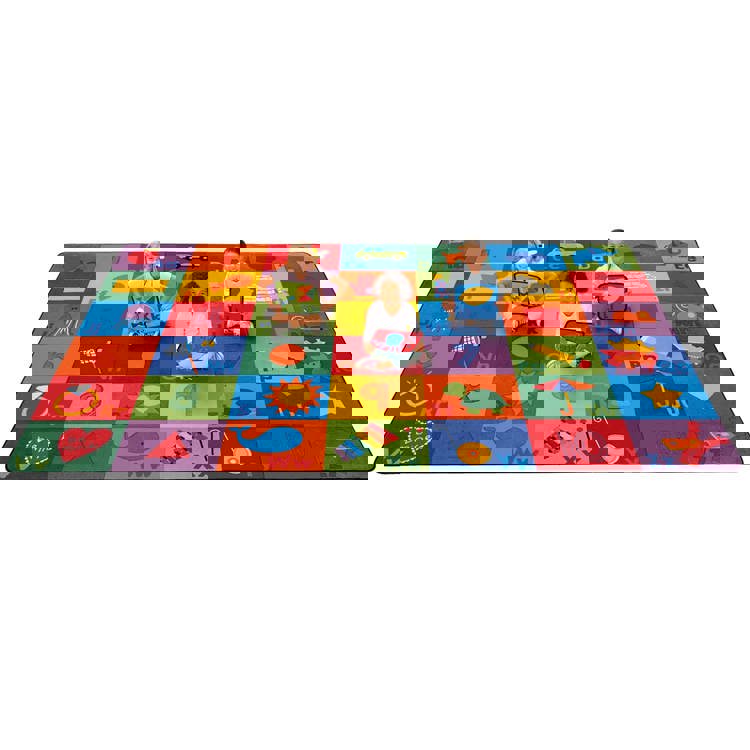 Sequential Seating Literacy Classroom Rug