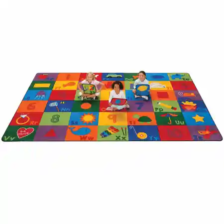 Sequential Seating Literacy Classroom Rug