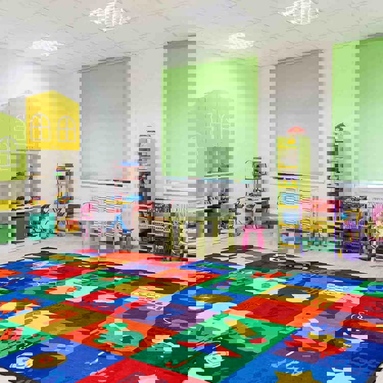 Sequential Seating Literacy Classroom Rug