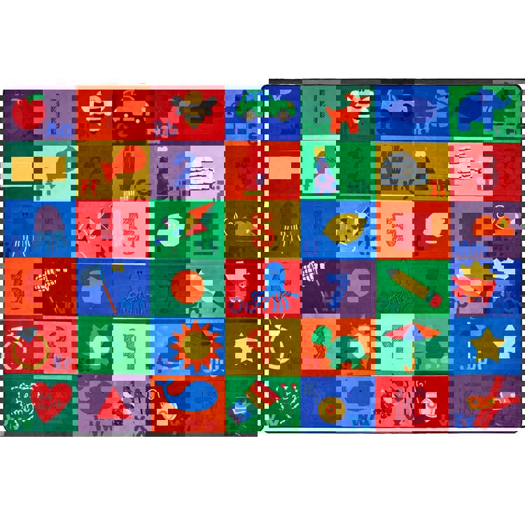 Sequential Seating Literacy Classroom Rug