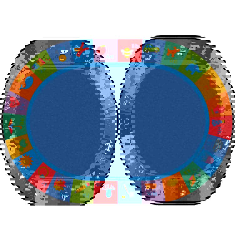Sequential Seating Literacy Classroom Rug