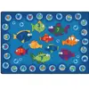 Fishing for Literacy Classroom Rug, Rectangle 3'10" x 5'5"