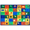 Learning Blocks Classroom Rug, Oval 6'9" x 9'5"