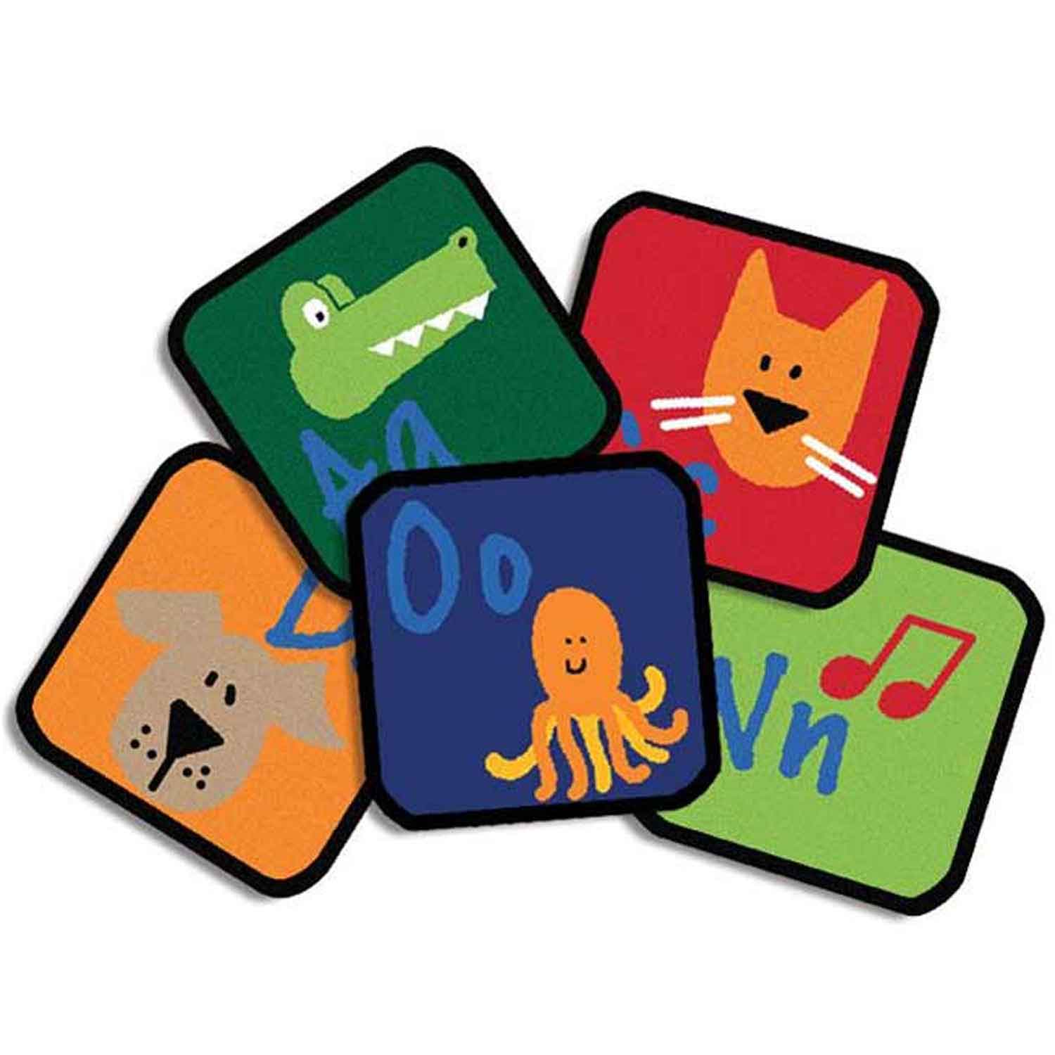 Learning Blocks Rug Squares | Becker's School Supplies