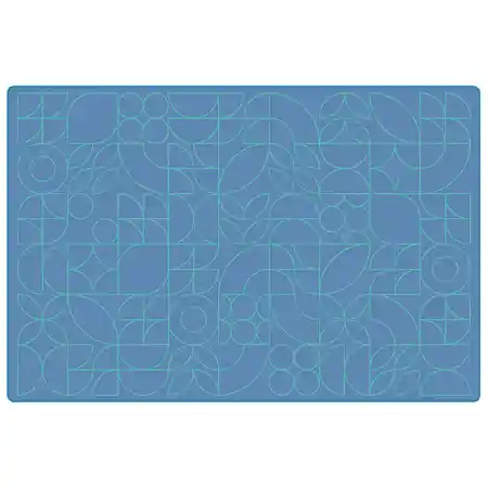 Scandinavian Doodle Large Pattern Rug, Rectangle 6' x 9'