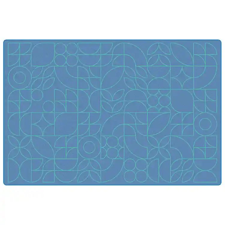 Scandinavian Doodle Large Pattern Rug, Rectangle 6' x 9'