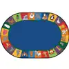 KID$ Value Plus Classroom Rugs™, All The Animals Literacy Seating Rug