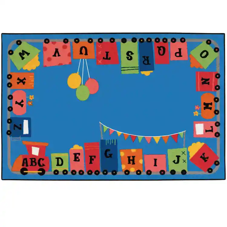 KID$ Value Plus Classroom Rugs™, Alpha Fun Train
