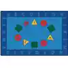 KID$ Value Plus Classroom Rugs™, Early Learning , Rectangle 6' x 9'
