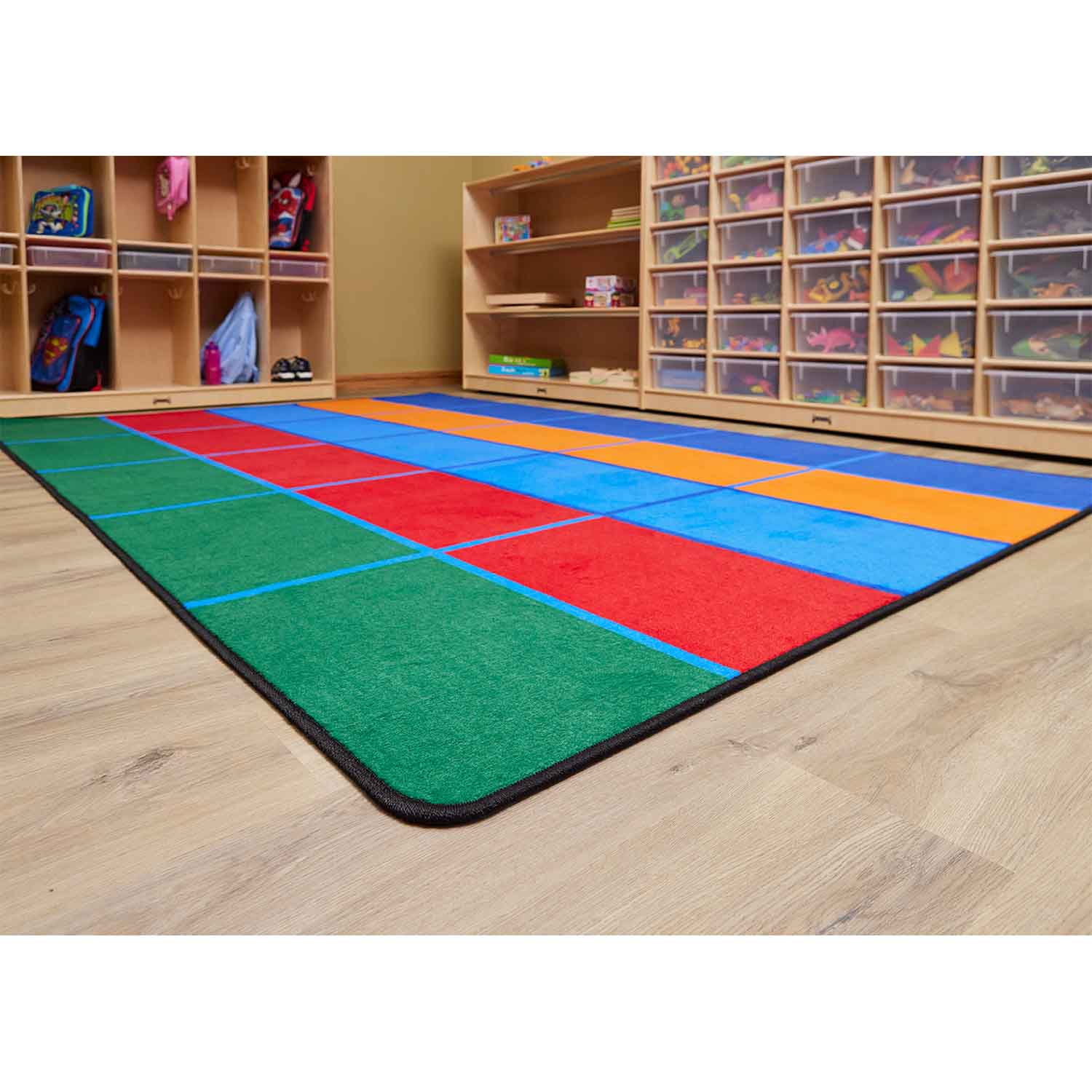 Kid$ Value Plus Classroom Rugs™, Color Blocks | Becker's