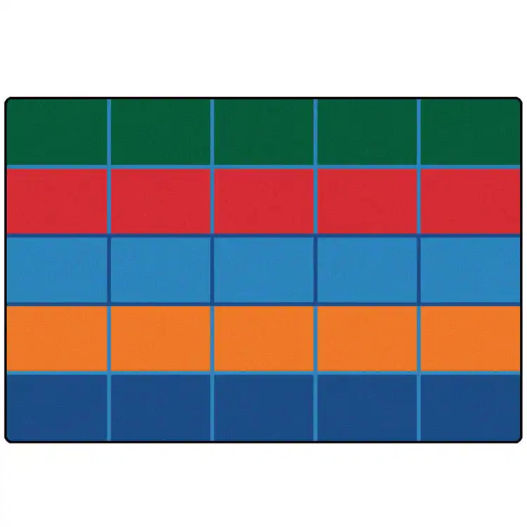 KID$ Value Plus Classroom Rugs™, Color Blocks