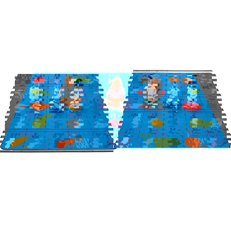 KID$ Value Plus Classroom Rugs™, Alphabet Seating
