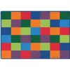 KIDSoft™ Block Seating Rug, Rectangle 6' x 9'