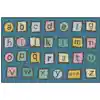 KID$ Value Plus Classroom Rug™, Alphabet Blocks