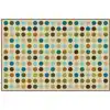 KID$ Value Plus Classroom Rugs™, Microdots, Rectangle 6' x 9' Tan