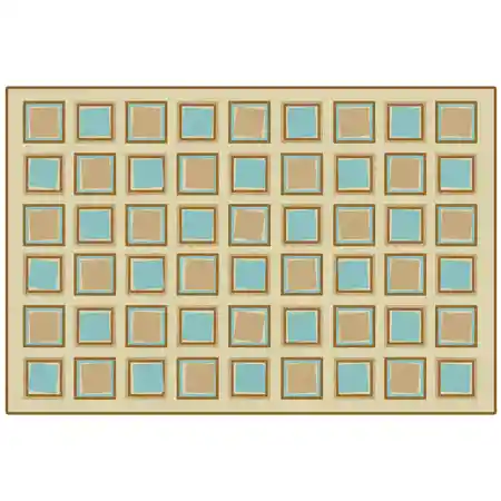 KID$ Value Plus Classroom Rugs™, Squared