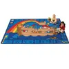 Alphabet Noah Classroom Rug, Rectangle 7'8" x 10'10"
