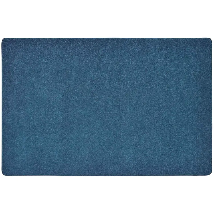 KIDplush™ Solids Rug, Pacific Blue, Rectangle 6' x 9'