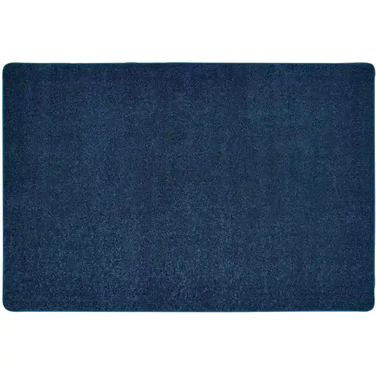 KIDplush™ Solids Rug, Deep Sea Blue, Rectangle 4' x 6'