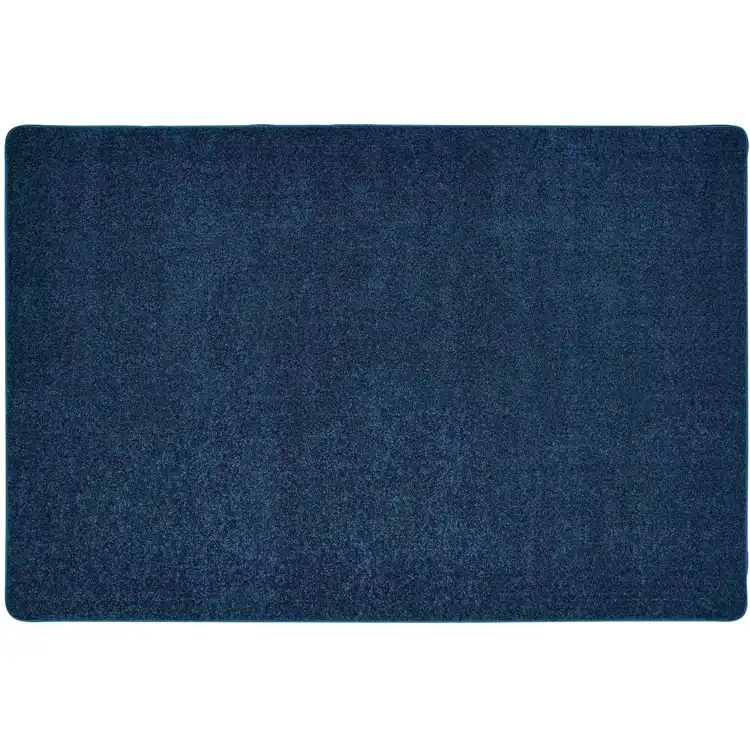 KIDplush™ Solids Rug, Deep Sea Blue, Rectangle 7'6"  x 12'