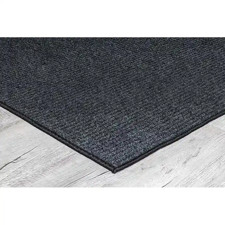 All Seasons™ Seaside Indoor/Outdoor Rug, Rectangle 6' x 9', Black Dusk