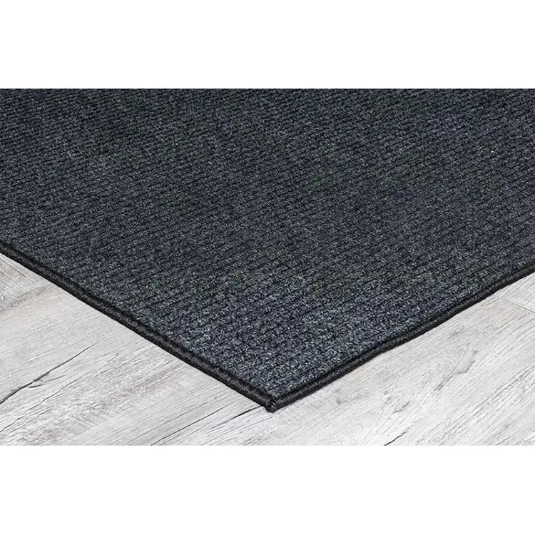 All Seasons™ Seaside Indoor/Outdoor Rug, Rectangle 6' x 9', Black Dusk