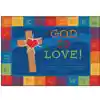 KID$ Value Plus Classroom Rug, God Is Love Learning Rectangle 6' x 9'