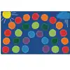 Rainbow Seating Classroom Rug, Rectangle 8'4" x 13'4"