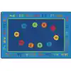 Basic Concepts Literacy Rug, Rectangle 6' x 9'