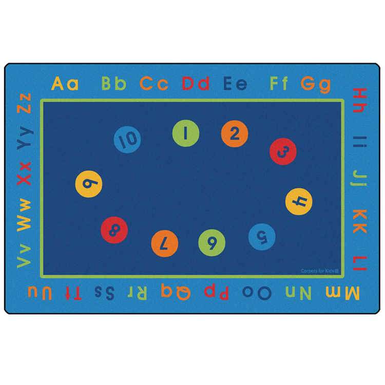 Basic Concepts Literacy Rug, Rectangle 8' x 12'