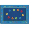Basic Concepts Literacy Rug, Rectangle 8' x 12'