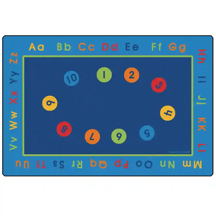 Basic Concepts Literacy Rug, Rectangle 8' x 12'
