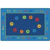 Basic Concepts Literacy Rug, Rectangle 8' x 12'