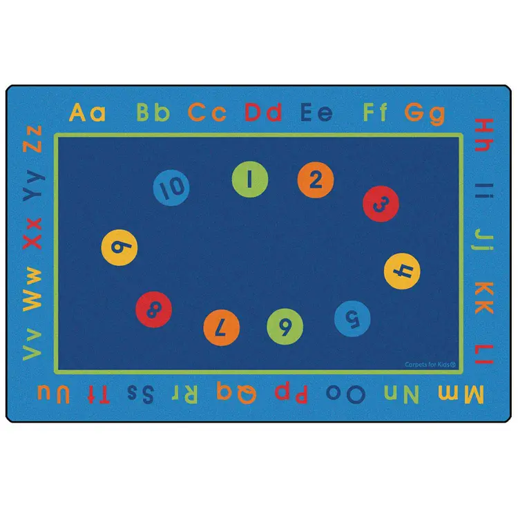Basic Concepts Literacy Rug, Rectangle 8' x 12'
