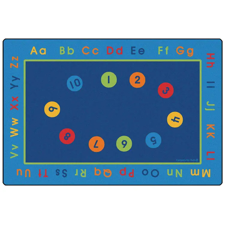 "Basic Concepts Literacy Rug, Rectangle 8'4"" x 13'4"""